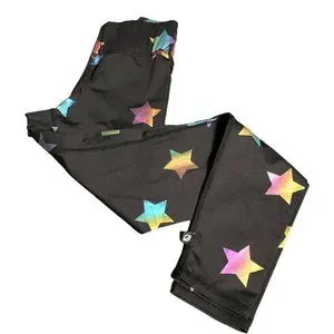 Terez Pants Jumpsuits Nwotterez Rainbow Star Foil Leggingssz